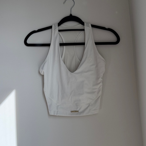 Gymshark Whitney Crop Tank- Unbleached - Picture 1 of 2